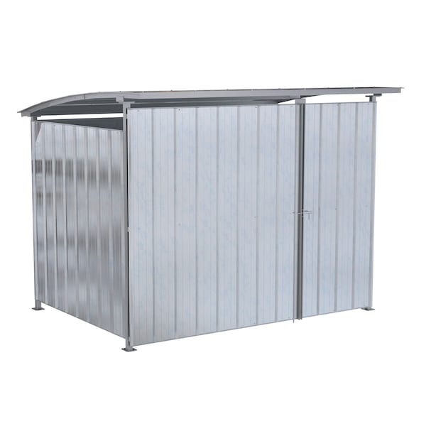 GALVANIZED MULTI-DUTY SHED W/FRONT DOORS 120 IN